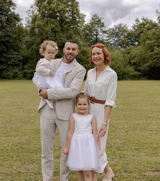 Reportage de baptême à l'orrangerie du Château de Bazeilles