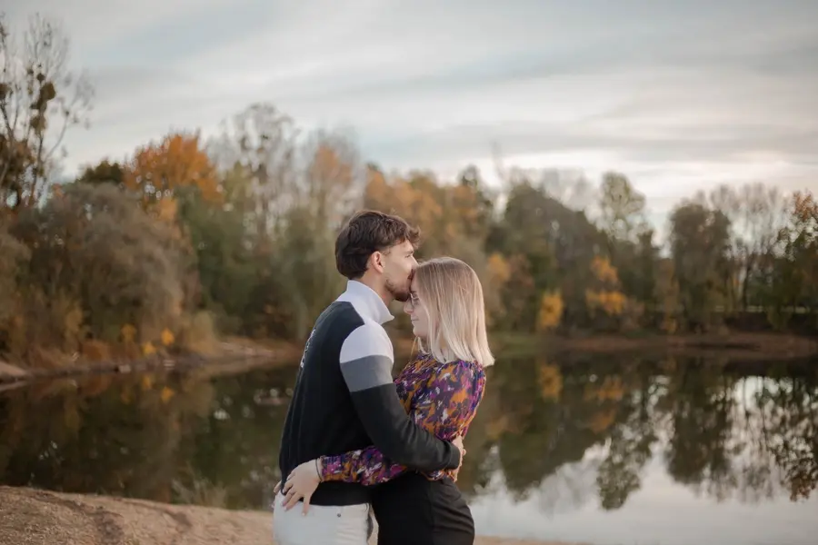 Séance en couple au lac de la Warenne, Charleville