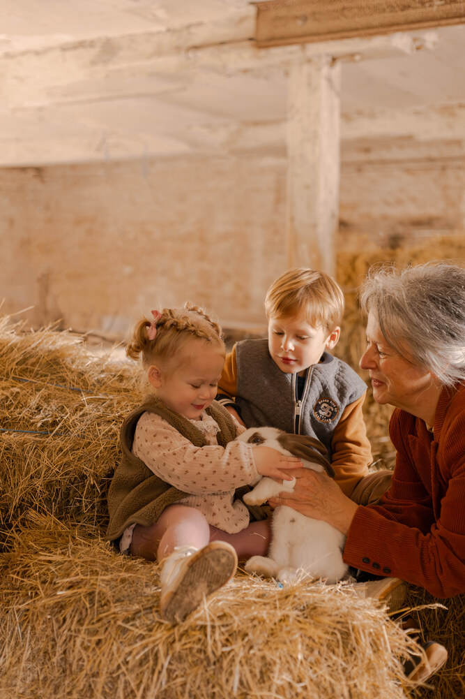 Séance en famille à la ferme à POix-Terron